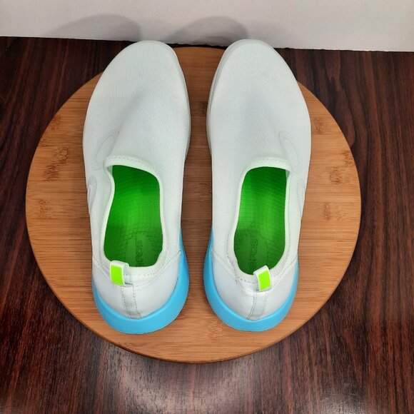 OOfos OOmg Sport Womens 11 Shoes Aqua Fade Mint Recovery Gym Workout Sneakers - Picture 9 of 10